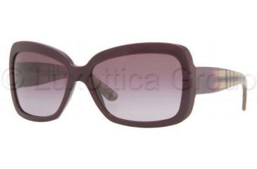 Image of Burberry BE4074 Progressive Sunglasses - Plum Violet Frame / 58 mm Prescription Lenses, 31388H-5815