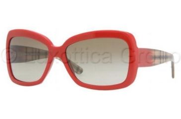 Image of Burberry BE4074 Progressive Sunglasses - Red Frame / 58 mm Prescription Lenses, 320113-5815