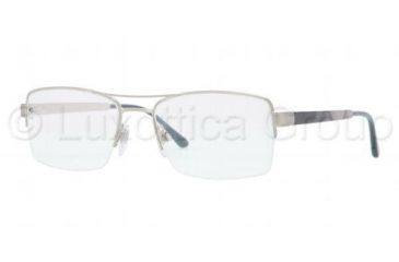 Image of Burberry BE1240 Bifocal Prescription Eyeglasses 1166-5218 - Brushed Silver Frame
