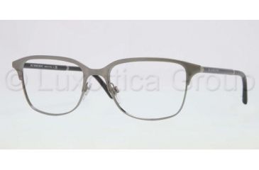 Image of Burberry BE1250 Single Vision Prescription Eyeglasses 1175-5418 - Nickel Frame, Demo Lens Lenses