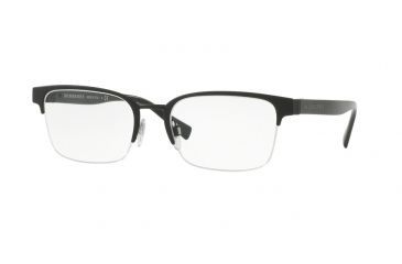Image of Burberry BE1308 Progressive Prescription Eyeglasses 1213-54 - Black Rubber Frame
