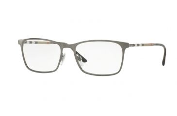Image of Burberry BE1309Q Progressive Prescription Eyeglasses 1008-54 - Brushed Gunmetal Frame