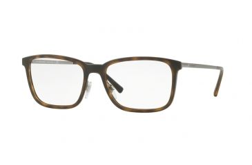 Image of Burberry BE1315 Single Vision Prescription Eyeglasses 1008-54 - Matte Dark Havana Frame