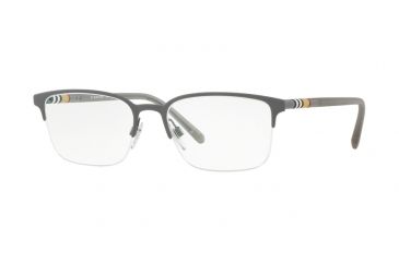 Image of Burberry BE1323 Progressive Prescription Eyeglasses 1259-54 - Grey Rubber Frame