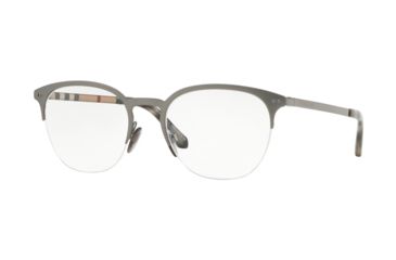 Image of Burberry BE1327 Prescription Eyeglasses, 53mm, Gunmetal / Matte Gunmetal, BE1327-1273-53-SV