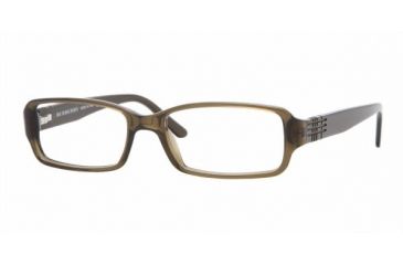 Image of Burberry BE2049 Progressive Eyeglasses - Olive Green Frame w/ 53 mm Diameter Lenses, 3010-5316
