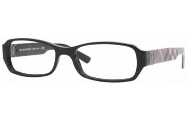 Image of Burberry BE2082A #3001 - Shiny Black Frame, Demo Lens Lenses