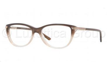 Image of Burberry BE2107A Bifocal Prescription Eyeglasses 3298-5115 - Brown Gradient / Light Brown Frame, Demo Lens Lenses