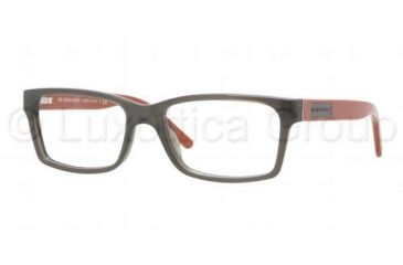 Image of Burberry BE2108 Progressive Prescription Eyeglasses 3301-5216 - Striped Gray Demo Lens Frame