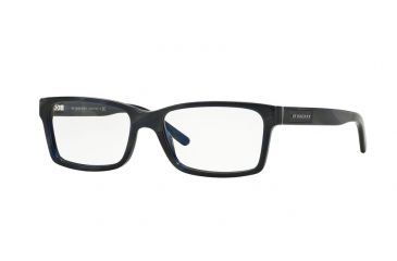 Image of Burberry BE2108 Progressive Prescription Eyeglasses 3419-54 - Blue Horn Frame