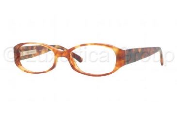 Image of Burberry BE2118 Single Vision Prescription Eyeglasses 3330-5016 - Light Havana Frame