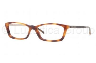 Image of Burberry BE2129 Single Vision Prescription Eyeglasses 3316-5115 - Havana Frame