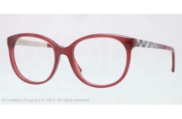 Image of Burberry BE2142 Bifocal Prescription Eyeglasses 3402-51 - Bordeaux Frame, Demo Lens Lenses