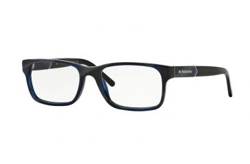 Image of Burberry BE2150 Bifocal Prescription Eyeglasses 3419-55 - Blue Horn Frame