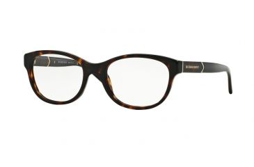 Image of Burberry BE2151 Bifocal Prescription Eyeglasses 3002-52 - Dark Havana Frame