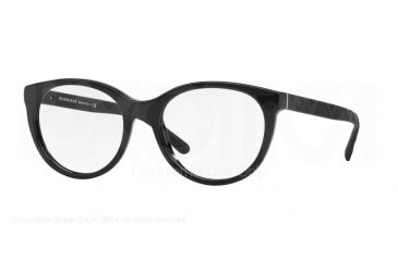 Image of Burberry BE2176 Progressive Prescription Eyeglasses 3001-51 - Black Frame