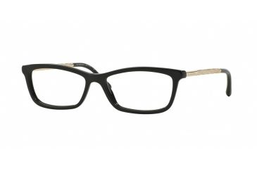 Image of Burberry BE2190 Single Vision Prescription Eyeglasses 3001-52 - Black Frame