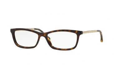 Image of Burberry BE2190 Single Vision Prescription Eyeglasses 3002-52 - Dark Havana Frame