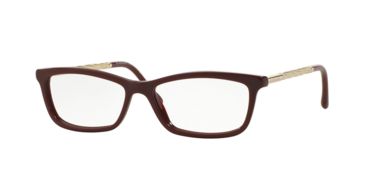 Image of Burberry BE2190 Single Vision Prescription Eyeglasses 3403-52 - Bordeaux Frame