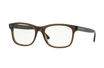 Image of Burberry BE2196 Single Vision Prescription Eyeglasses 3010-55 - Olive Green Frame