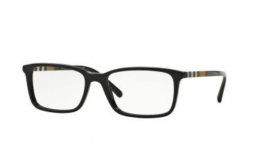 Image of Burberry BE2199F Progressive Prescription Eyeglasses 3001-55 - Black Frame