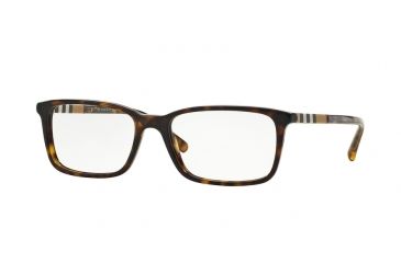 Image of Burberry BE2199F Progressive Prescription Eyeglasses 3002-55 - Dark Havana Frame
