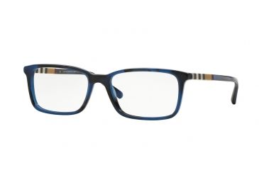 Image of Burberry BE2199F Progressive Prescription Eyeglasses 3546-55 - Spotted Blue Frame