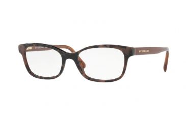 Image of Burberry BE2201F Single Vision Prescription Eyeglasses 3648-54 - Spotted Brown Frame