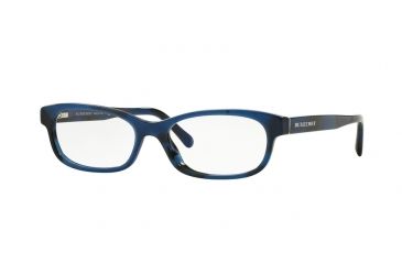 Image of Burberry BE2202 Bifocal Prescription Eyeglasses 3546-54 - Spotted Blue Frame