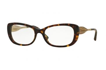 Image of Burberry BE2203 Bifocal Prescription Eyeglasses 3002-52 - Dark Havana Frame