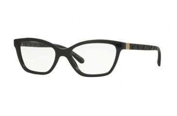 Image of Burberry BE2221 Single Vision Prescription Eyeglasses 3001-51 - Black Frame