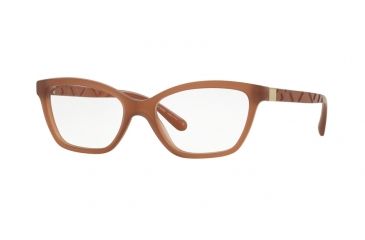 Image of Burberry BE2221 Single Vision Prescription Eyeglasses 3575-51 - Matte Brown Frame