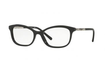 Image of Burberry BE2231F Progressive Prescription Eyeglasses 3001-54 - Black Frame