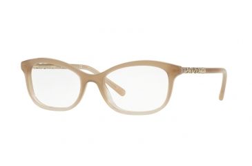 Image of Burberry BE2231F Progressive Prescription Eyeglasses 3354-54 - Gradient Beige Frame