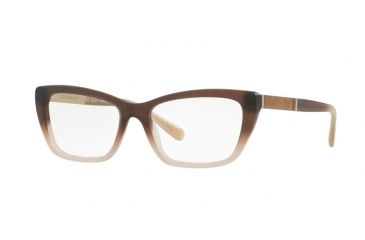 Image of Burberry BE2236F Progressive Prescription Eyeglasses 3607-54 - Brown Gradient Matte Pink Frame
