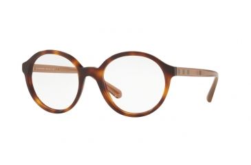 Image of Burberry BE2254 Single Vision Prescription Eyeglasses 3316-49 - Light Havana Frame
