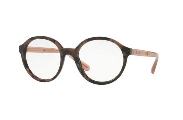 Image of Burberry BE2254 Single Vision Prescription Eyeglasses 3624-49 - Spotted Brown Frame