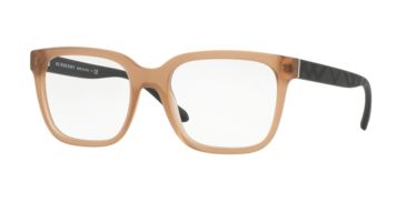Image of Burberry BE2262F Single Vision Prescription Eyeglasses 3701-55 - Matte Brown Frame