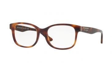 Image of Burberry BE2263F Progressive Prescription Eyeglasses 3316-53 - Light Havana Frame