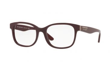 Image of Burberry BE2263F Progressive Prescription Eyeglasses 3687-53 - Bordeaux Frame