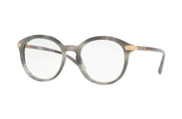 Image of Burberry BE2264 Bifocal Prescription Eyeglasses 3658-50 - Striped Grey Frame