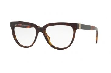 Image of Burberry BE2268 Single Vision Prescription Eyeglasses 3681-51 - Dark Havana Frame