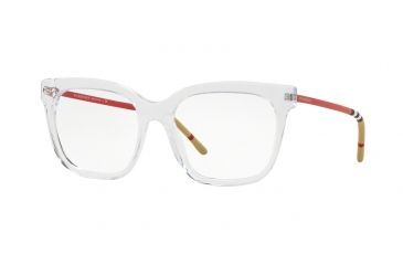 Image of Burberry BE2271 Single Vision Prescription Eyeglasses 3024-52 - Transparent Frame