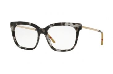 Image of Burberry BE2271 Single Vision Prescription Eyeglasses, 52mm, Grey Havana, BE2271-3533-52-SV