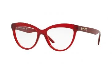 Image of Burberry BE2276 Progressive Prescription Eyeglasses 3495-51 - Red Frame
