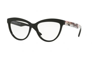Image of Burberry BE2276 Progressive Prescription Eyeglasses 3723-51 - Black Frame