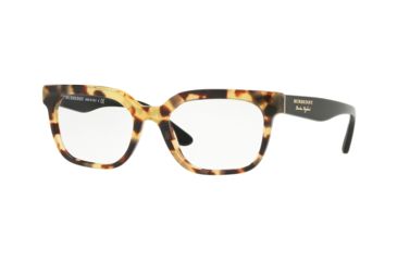 Image of Burberry BE2277 Prescription Eyeglasses, 53mm, Light Havana, BE2277-3741-53-SV
