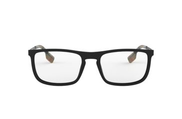 Image of Burberry BE2288 Progressive Prescription Eyeglasses, 53mm, Matte Black, BE2288-3464-53-PRO