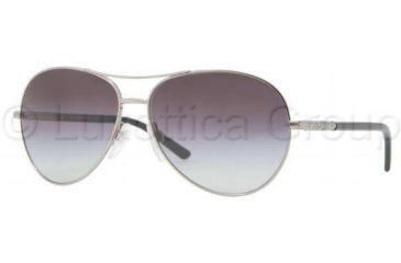 Image of Burberry BE3053 Single Vision Prescription Sunglasses BE3053-10068G-5713 - Lens Diameter 57 mm, Frame Color Metal
