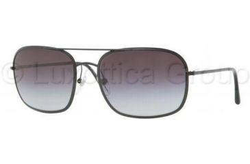 Image of Burberry BE3061 Single Vision Prescription Sunglasses BE3061-10078G-5919 - Lens Diameter 59 mm, Frame Color Matte Black